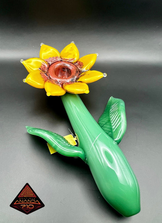 Empire Glassworks - Sunflower Pipa de mano 13.97 cm