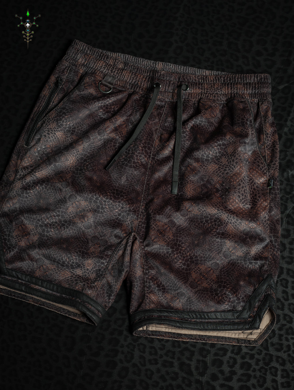 Boxing Shorts Black Mountains / Velvet Fawn – GATOR