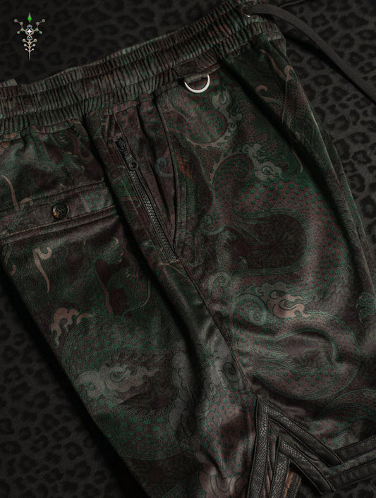 Boxing Short Blak Mountains Men / Velvet Fawn – MOSS DRAGONS