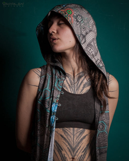 HOODED LONG DRESS WOMAN / VISCOSE - FORMULA