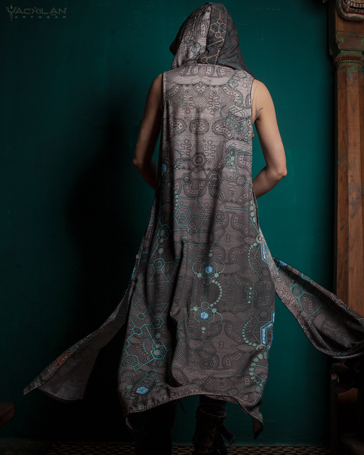 HOODED LONG DRESS WOMAN / VISCOSE - FORMULA