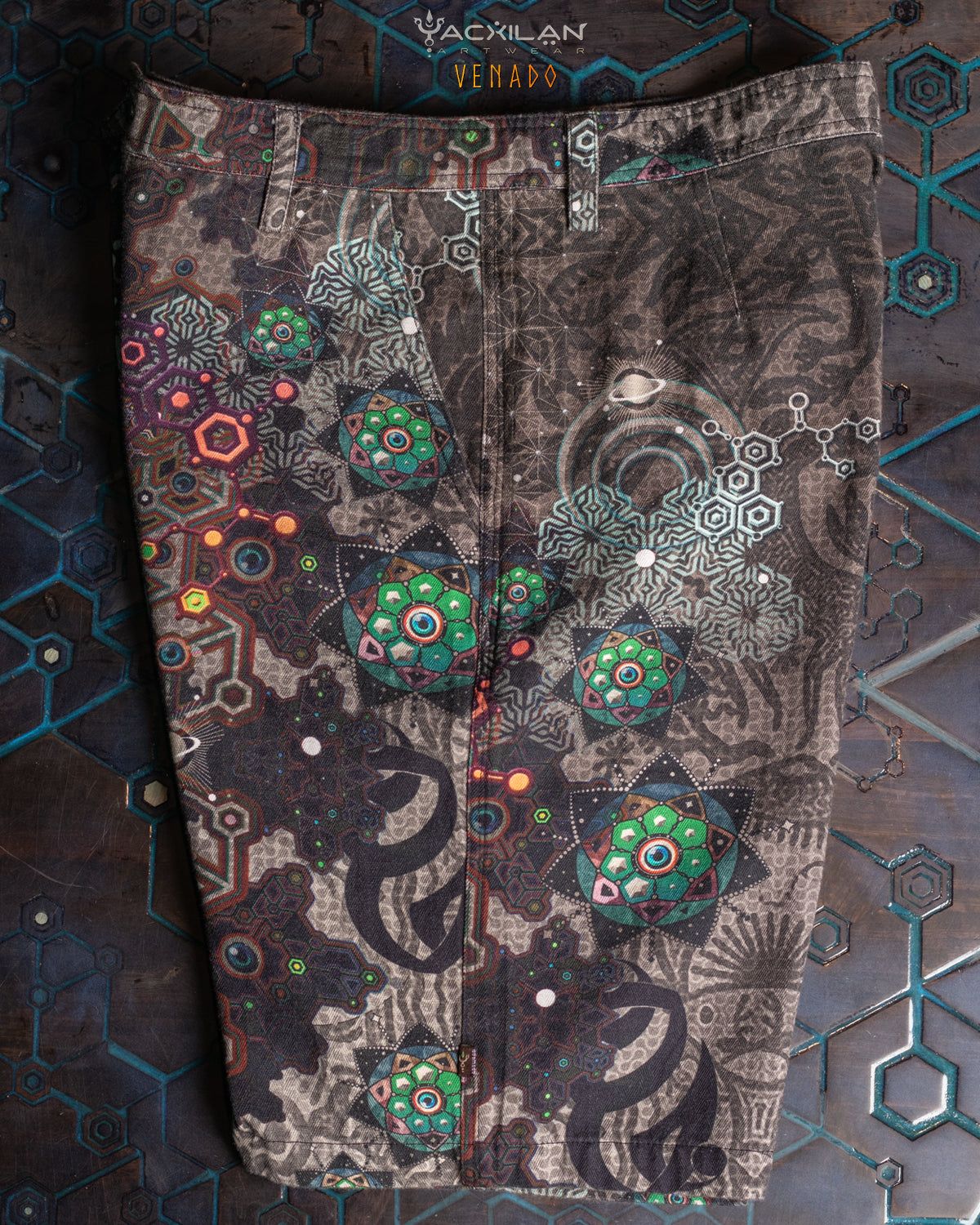 SKATE SHORT MEN / COMBED COTTON HERRINGBONE – VENADO