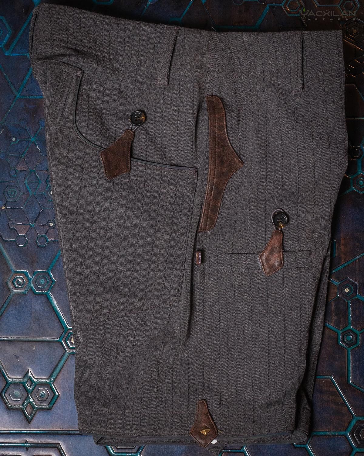 SKATE SHORT MEN / GREY STRIPES TR DIAMOND -DARK GREY