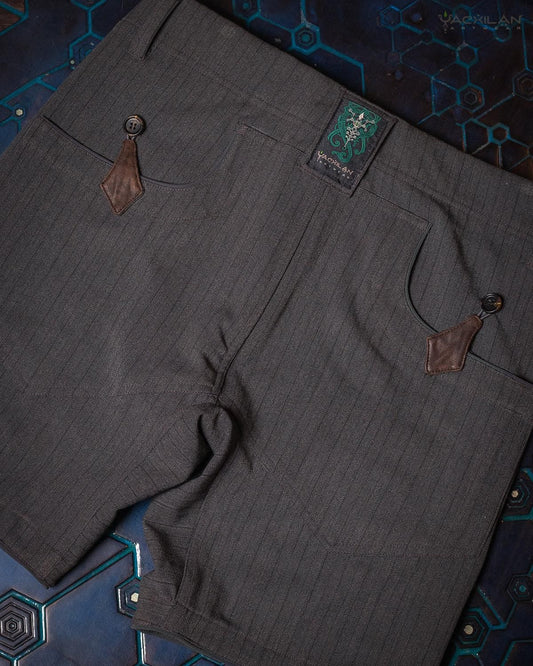 SKATE SHORT MEN / GREY STRIPES TR DIAMOND -DARK GREY