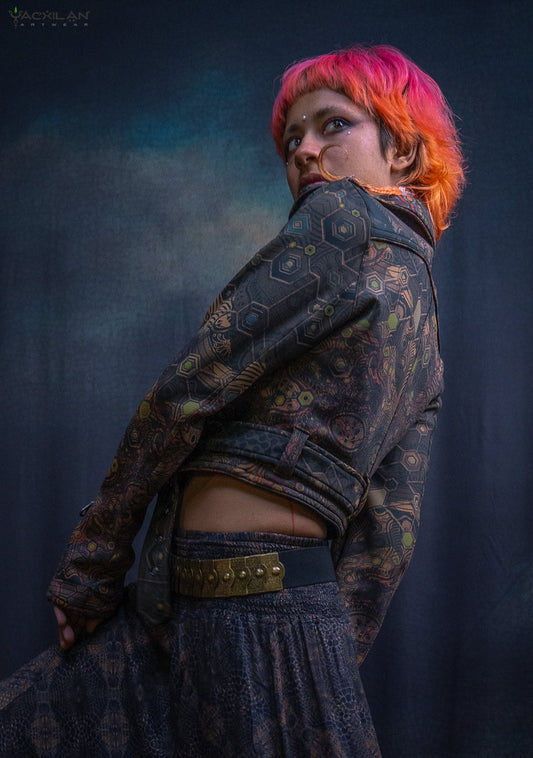 Mini Perfecto Jacket Woman / Neoprene Latte – PSYGALAK