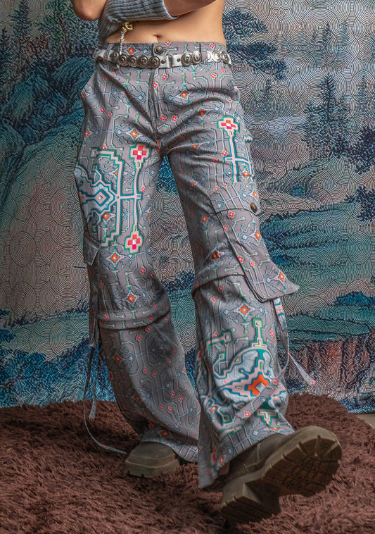 Long Pants Baggy Pockets Woman / Sky Velvet – HUIRRARIKA