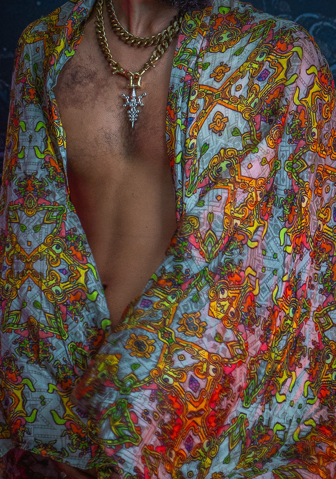 PAREO / SCARF BAMBOO – PAKAL´S GOLD
