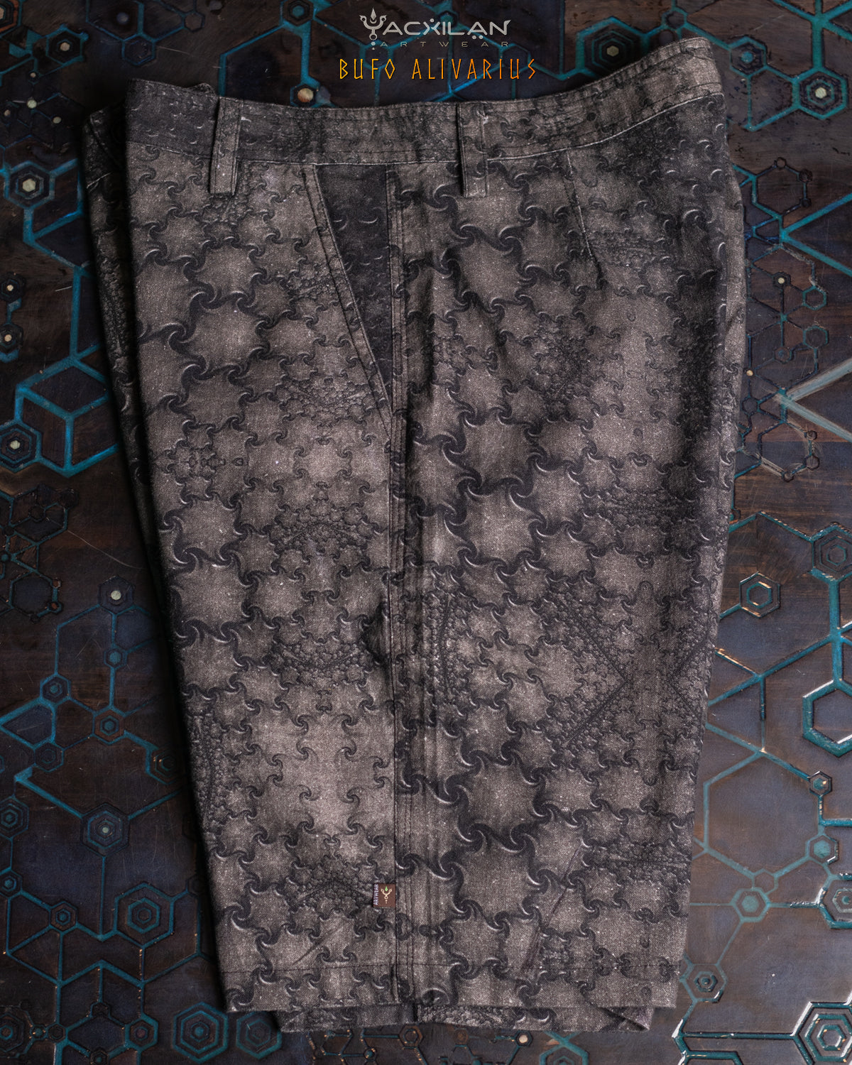 SKATE SHORT MEN / COMBED COTTON HERRINGBONE – BUFO ALIVARUS