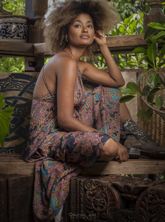 LONG DRESS Triangle / VISCOSE - ATLANTHEON