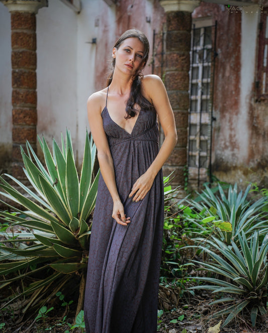 LONG DRESS / VISCOSE - SHIPIBO