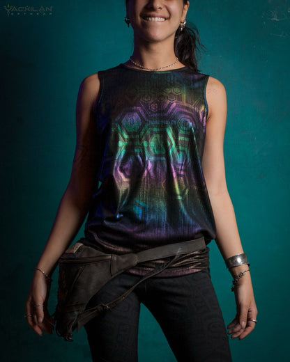 Holographic Rainbow Tank Top MYCELIUM