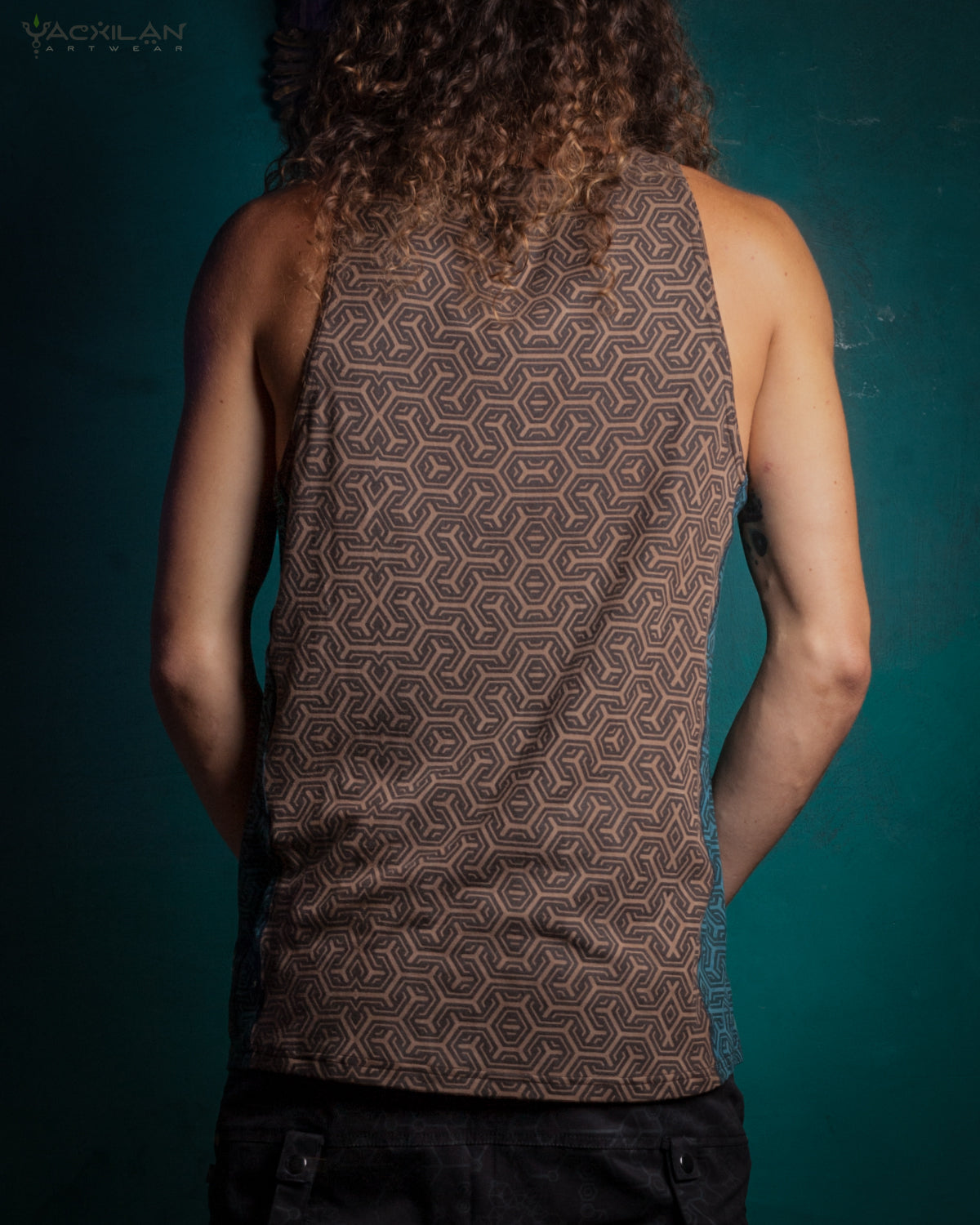 A-TANK MEN / BAMBOO VEG PRINT - TRIPIBO