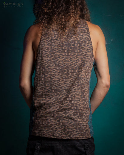 A-TANK MEN / BAMBOO VEG PRINT - TRIPIBO