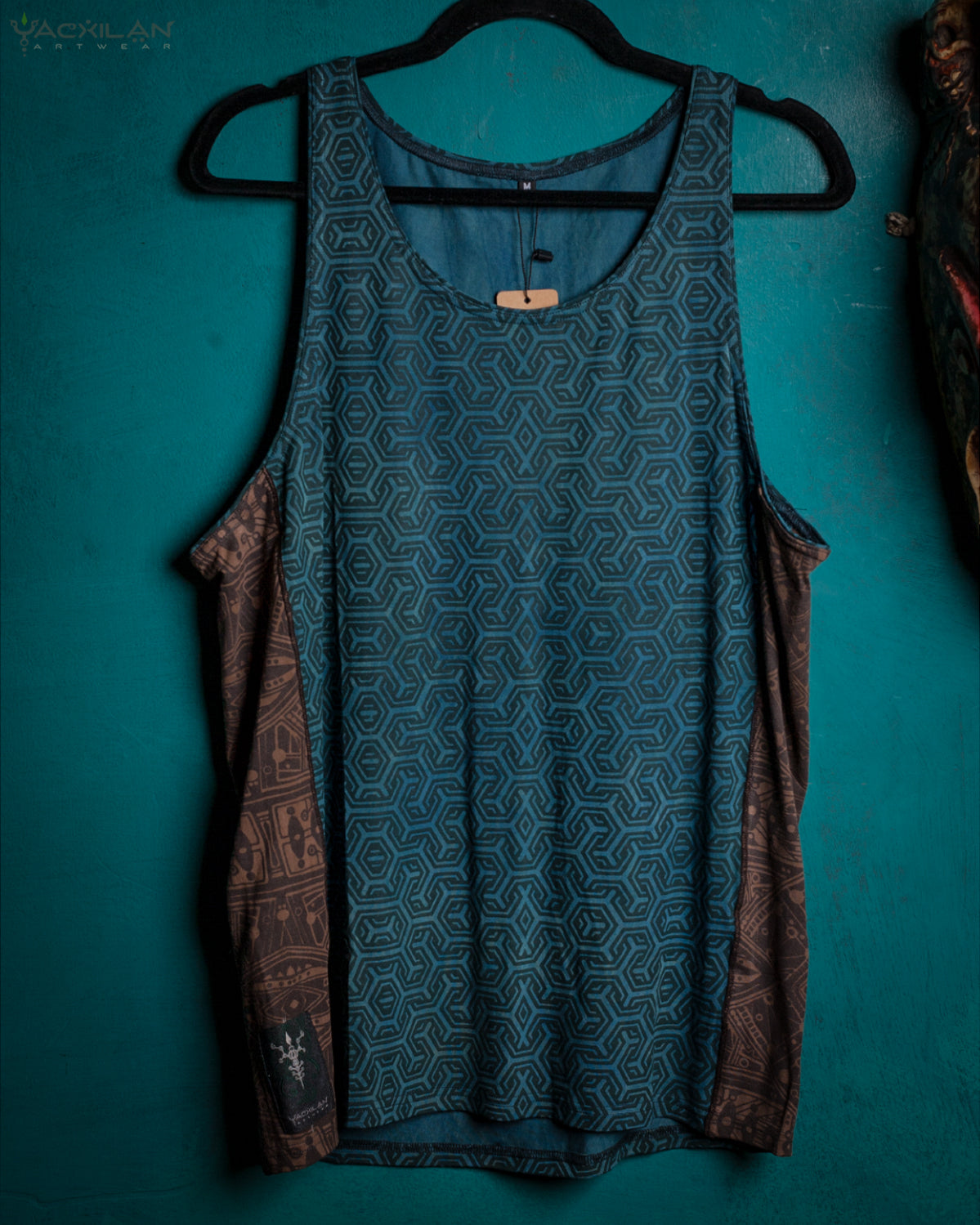 A-TANK MEN / BAMBOO VEG PRINT - GREENDIGO TRIPIBO