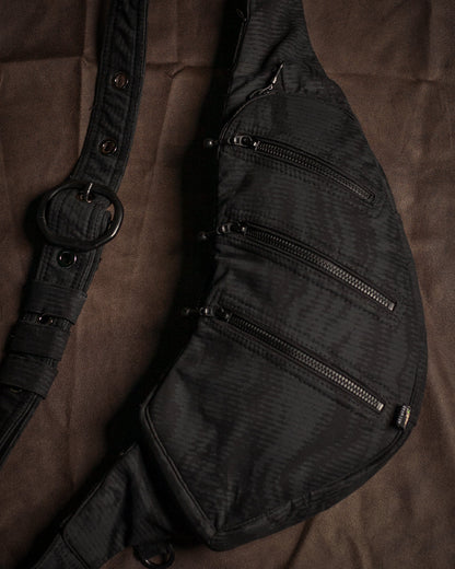 Botta Bag / Cotton Printed Buckle BLACK DESERTIKA