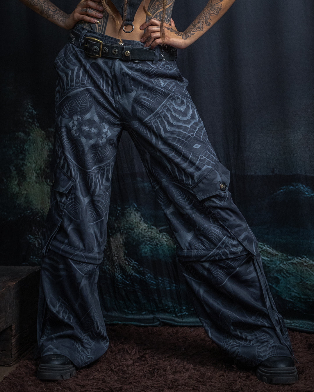 Long Pants Baggy Pockets Woman / Sky Velvet – SANDOKAN