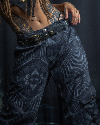 Long Pants Baggy Pockets Woman / Sky Velvet – SANDOKAN