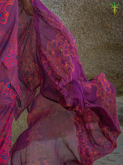 Scarf / Pareo Bamboo - PINK DEMETRIO