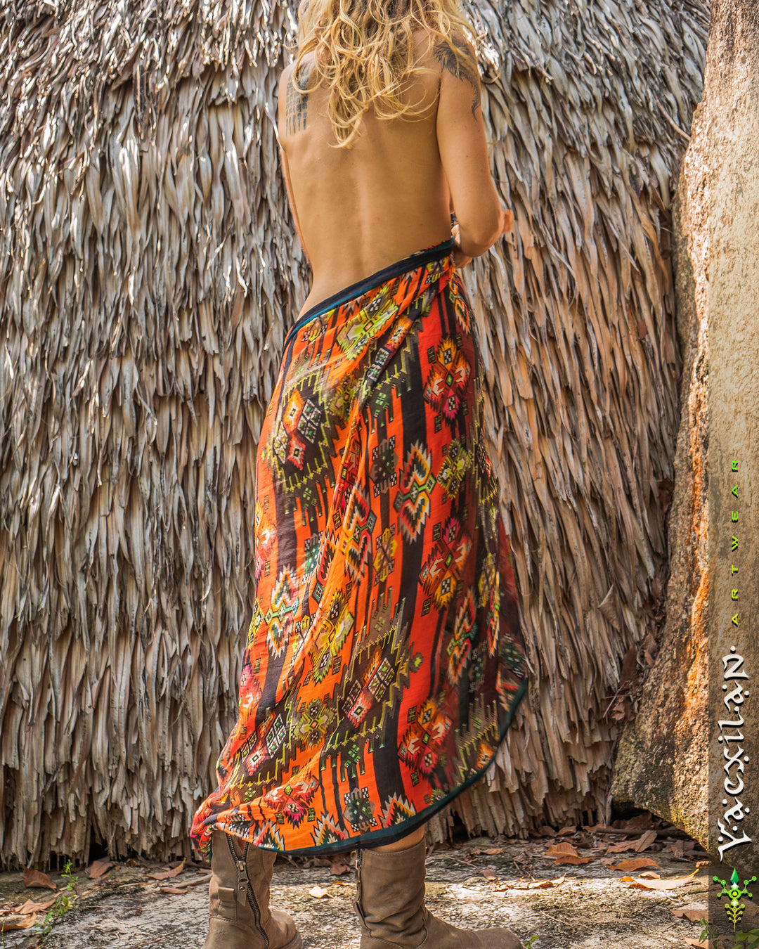 Scarf / Pareo Bamboo – FIRE BIRDS
