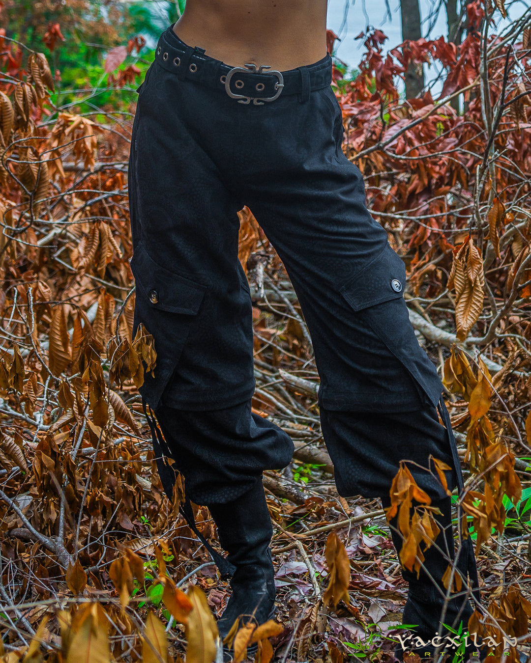 Pants Woman / Baggy Pockets TR Stretchy - Blak DRAGONS