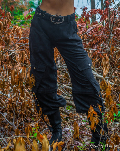 Pants Woman / Baggy Pockets TR Stretchy - Blak DRAGONS