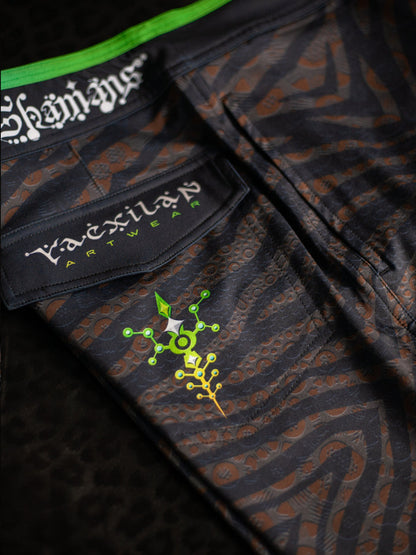 Boardshort Men Green Line / Fast Dry – SHERKANKA
