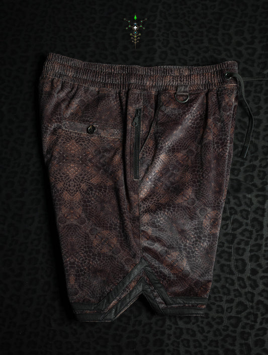 Boxing Shorts Black Mountains / Velvet Fawn – GATOR