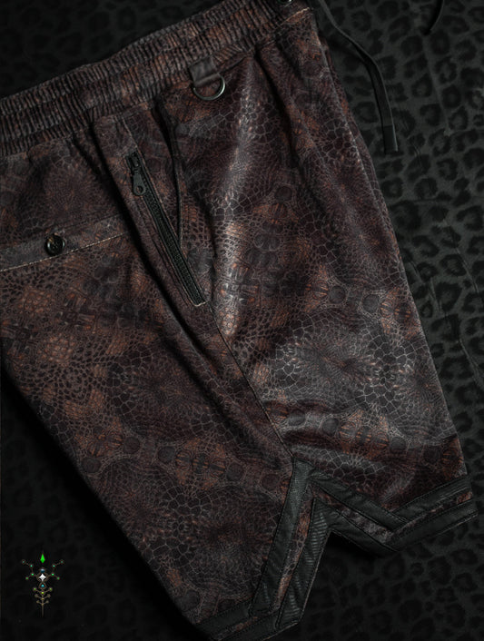 Boxing Shorts Black Mountains / Velvet Fawn – GATOR