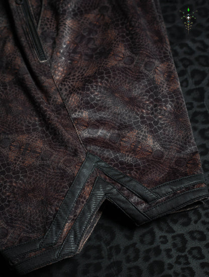 Boxing Shorts Black Mountains / Velvet Fawn – GATOR