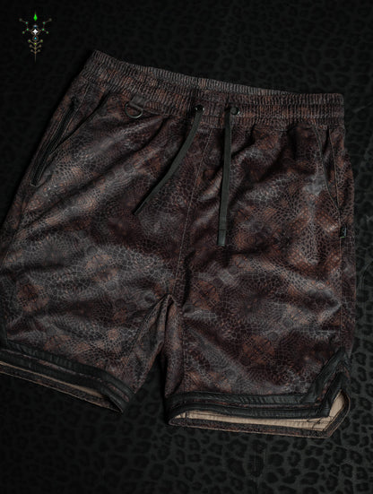 Boxing Shorts Black Mountains / Velvet Fawn – GATOR