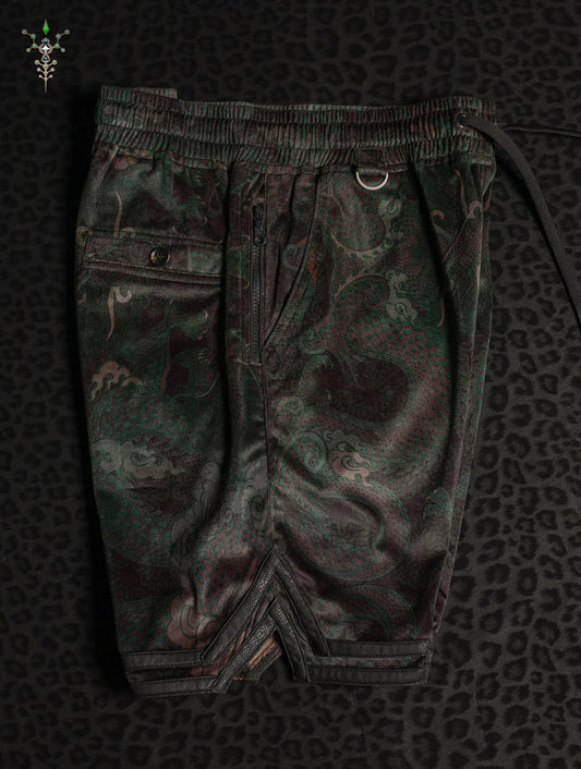Boxing Short Blak Mountains Men / Velvet Fawn – MOSS DRAGONS