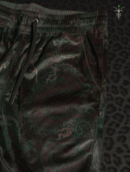 Boxing Short Blak Mountains Men / Velvet Fawn – MOSS DRAGONS
