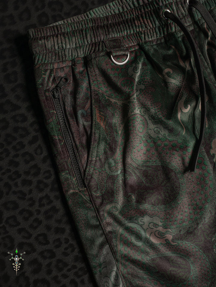 Boxing Short Blak Mountains Men / Velvet Fawn – MOSS DRAGONS
