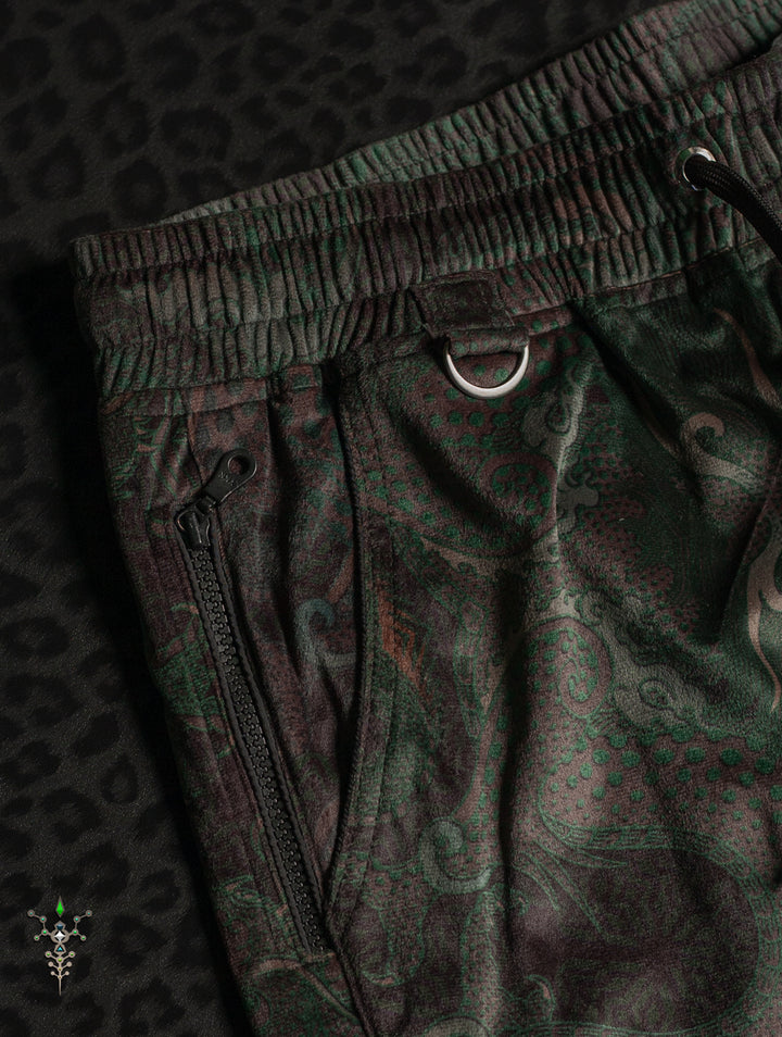 Boxing Short Blak Mountains Men / Velvet Fawn – MOSS DRAGONS