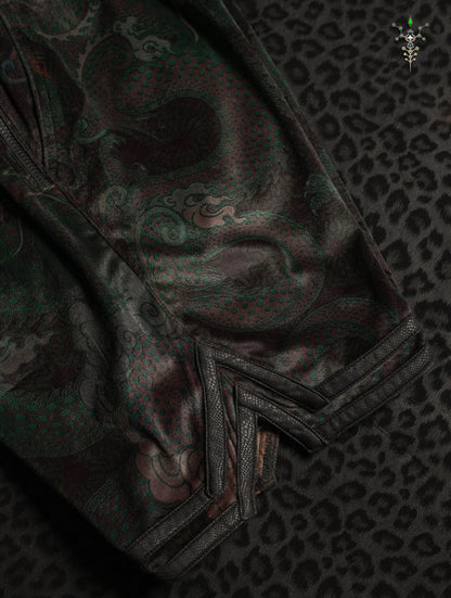 Boxing Short Blak Mountains Men / Velvet Fawn – MOSS DRAGONS