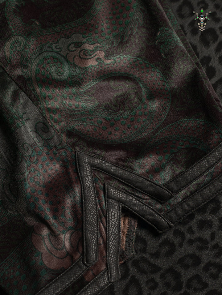 Boxing Short Blak Mountains Men / Velvet Fawn – MOSS DRAGONS
