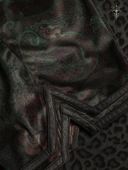 Boxing Short Blak Mountains Men / Velvet Fawn – MOSS DRAGONS