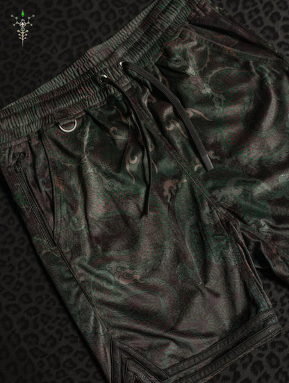 Boxing Short Blak Mountains Men / Velvet Fawn – MOSS DRAGONS