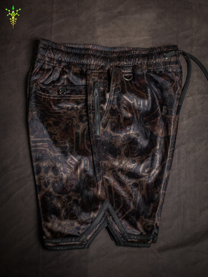 Boxing Short Blak Mountains Men / Velvet Fawn – SKULLOHOLICS