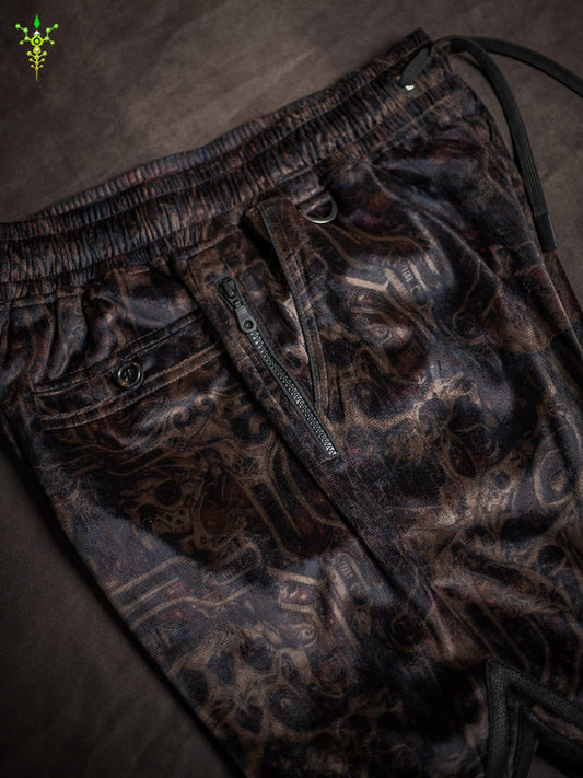 Boxing Short Blak Mountains Men / Velvet Fawn – SKULLOHOLICS