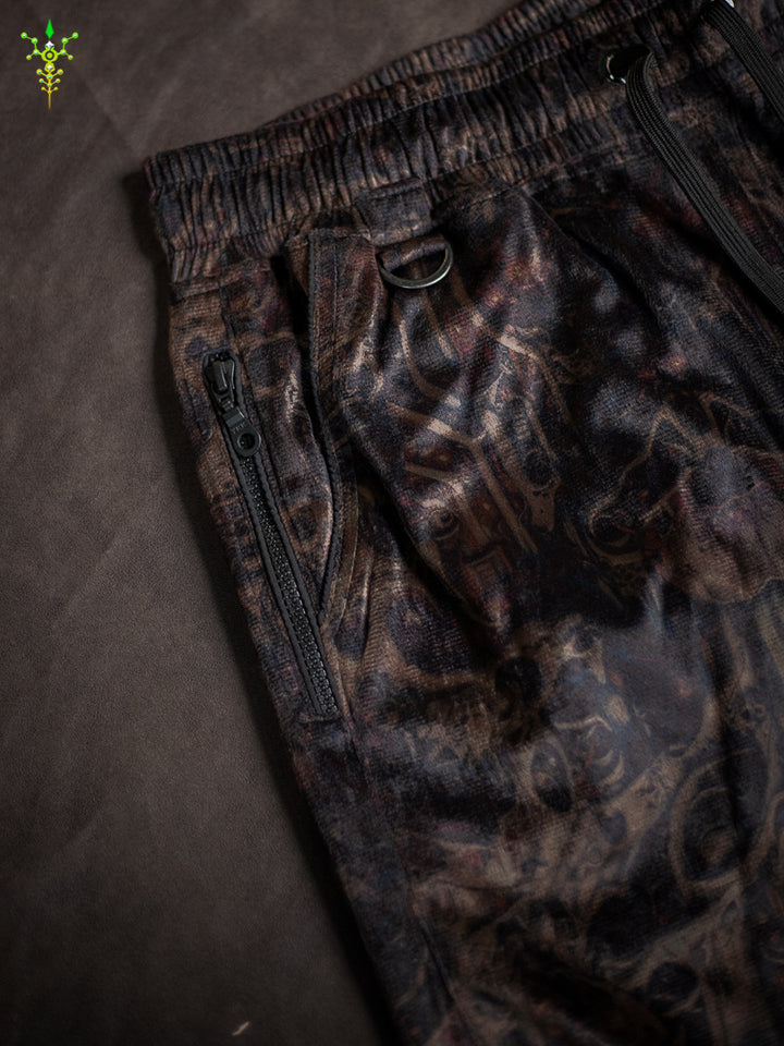Boxing Short Blak Mountains Men / Velvet Fawn – SKULLOHOLICS