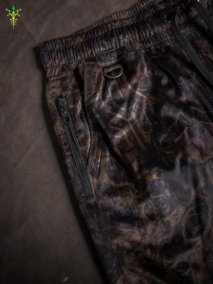 Boxing Short Blak Mountains Men / Velvet Fawn – SKULLOHOLICS