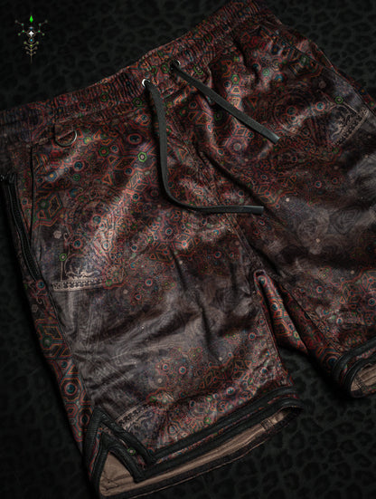Boxing Shorts Black Mountains / Velvet Fawn –  OWLIENS