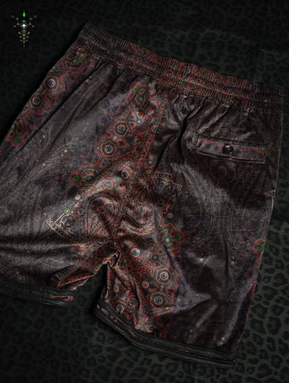 Boxing Shorts Black Mountains / Velvet Fawn –  OWLIENS