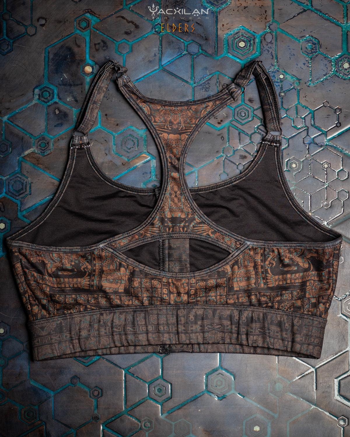 YAXCILAN CROP-TOP WOMAN / SPORTWEAR BRATOP ZIP- ELDERS