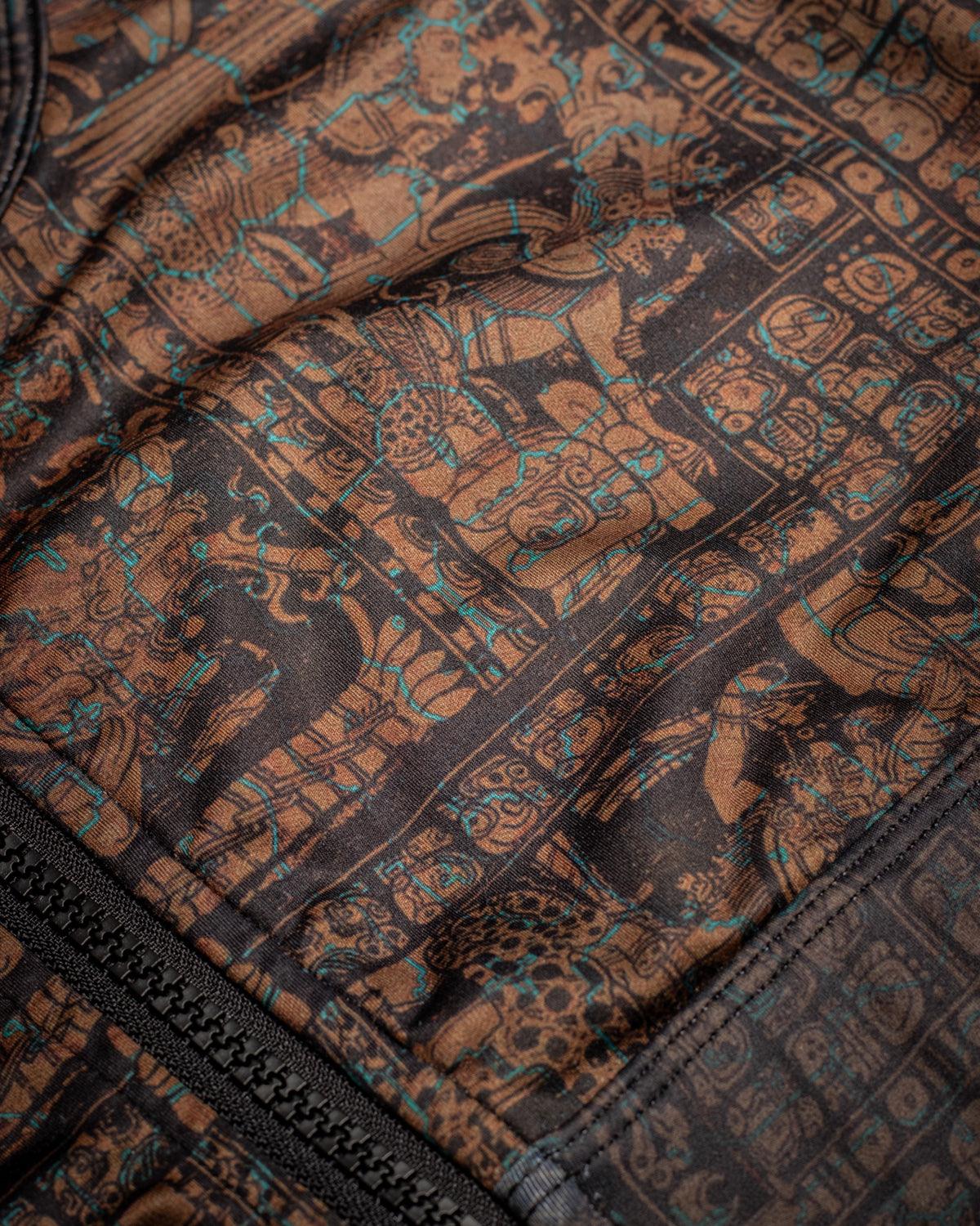 YAXCILAN CROP-TOP WOMAN / SPORTWEAR BRATOP ZIP- ELDERS