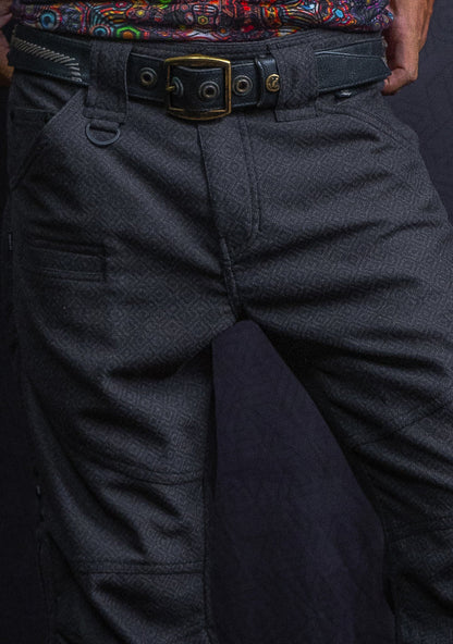 Corsaire Men / French Flat Kodroi Screenprinted - Brown CAMALEON Demetrio