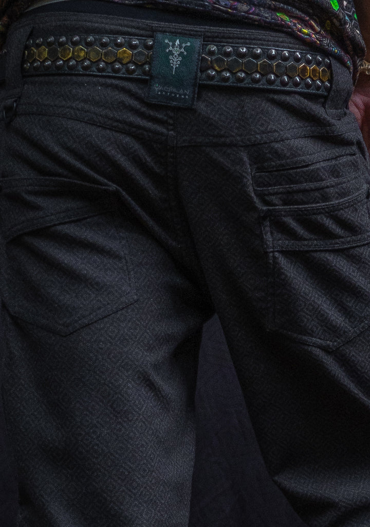 Corsaire Men / French Flat Kodroi Screenprinted - Brown CAMALEON Demetrio