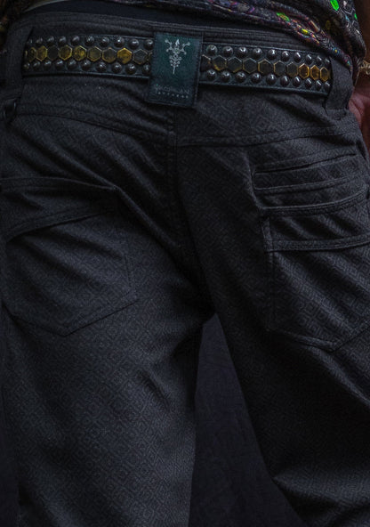 Corsaire Men / French Flat Kodroi Screenprinted - Brown CAMALEON Demetrio