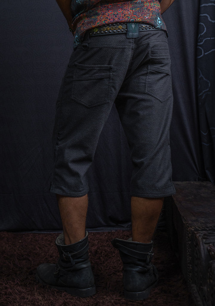 Corsaire Men / French Flat Kodroi Screenprinted - Brown CAMALEON Demetrio